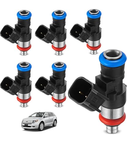 Fuel Injector Set Of 6 For Ford Escape/Fusion 3.0L V6 2009-2012, Mazda Tribute, Mercury Mariner/Milan