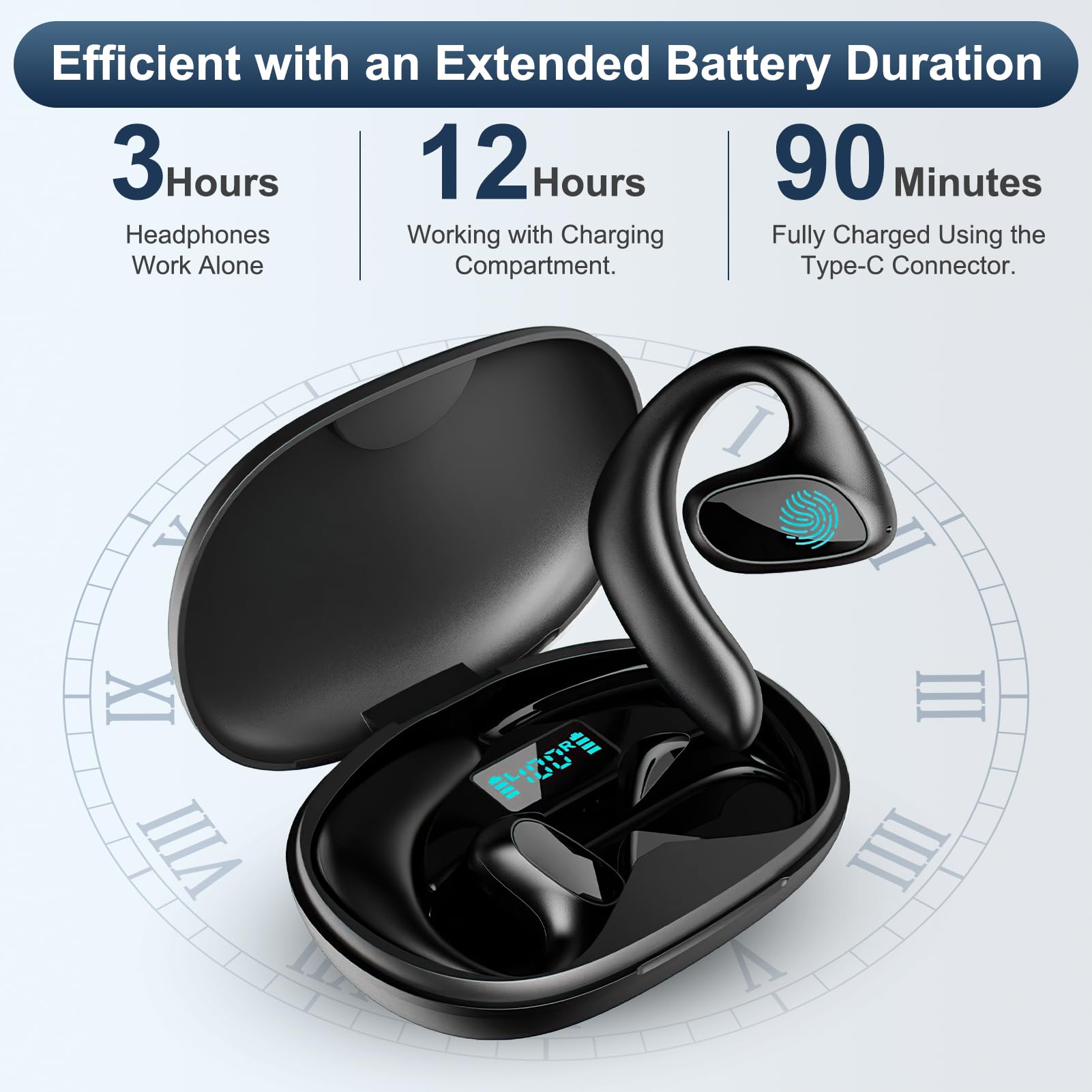 2025 Upgraded Ai Translator Earbuds, 144 Languages Real-Time Translation Bluetooth 3-in-1 HD Sound Two-Way Earbuds for Business, Travel, Learning