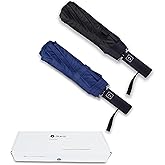 Bluinzi 46 Inch Compact Umbrellas for Rain - Travel Small Umbrella - Automatic Folding Umbrella - Windproof Portable Umbrella, Double 10-rib