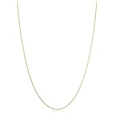 Kooljewelry Sterling Silver or Yellow Gold and Sterling Silver Rope Chain Necklace For Women (1.1 mm, 1.5 mm, 1.8 mm or 2.4 mm - Sizes from 14 to 30 inches long)
