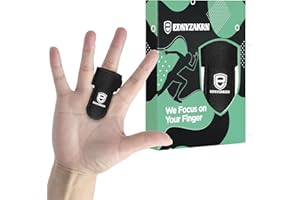 EDNYZAKRN Trigger Finger Splint, Finger splints for Thumb, Index, Middle, Ring and Pinky, Finger Support Brace for Tendonitis, Stiffness, Curved, Bent, Locked - Fit for Left Or Right Hand