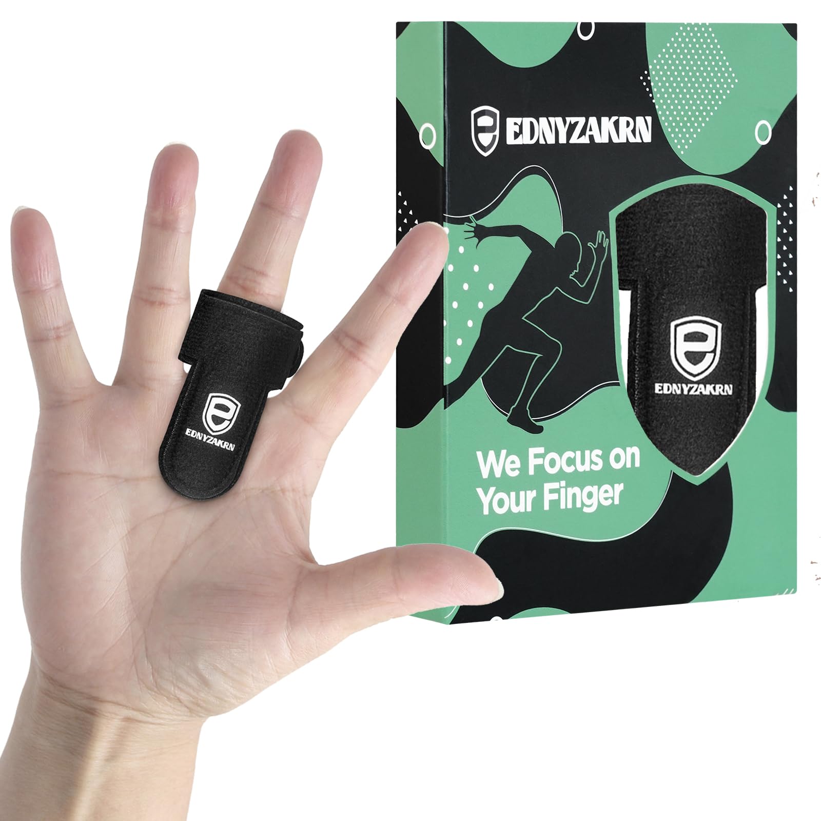 EDNYZAKRN Trigger Finger Splint, Finger splints for Thumb, Index, Middle, Ring and Pinky, Finger Brace - Fit for Left Or Right Hand