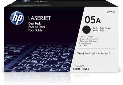 HP CE505D 05A Original Black LaserJet Toner Cartridges Multipack 2 Pack