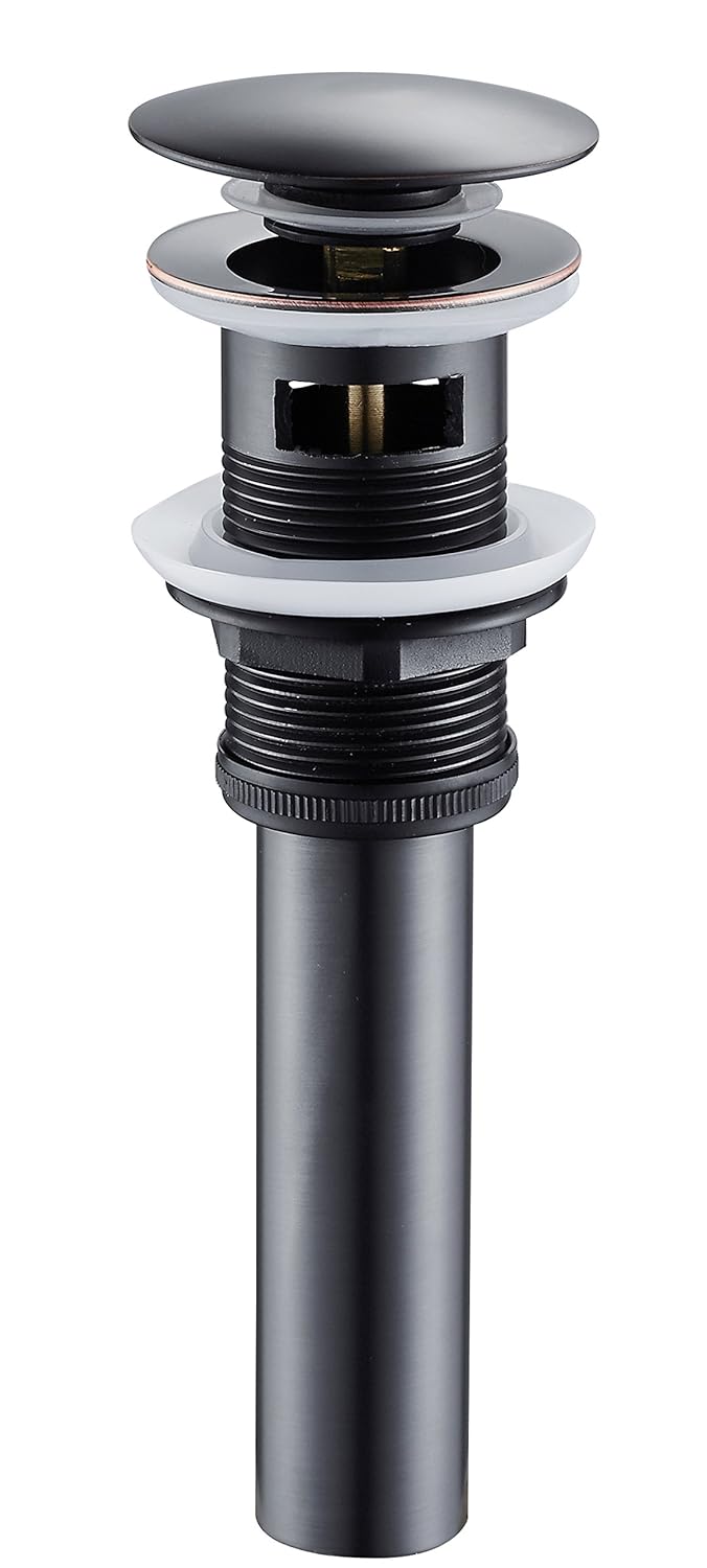 Piletta Cromata Set Scarico Bächlein Cromato Con Troppopieno - Valvola Pop- Up Ottone Per Lavabo Piletta Con Troppopieno - Foto 11