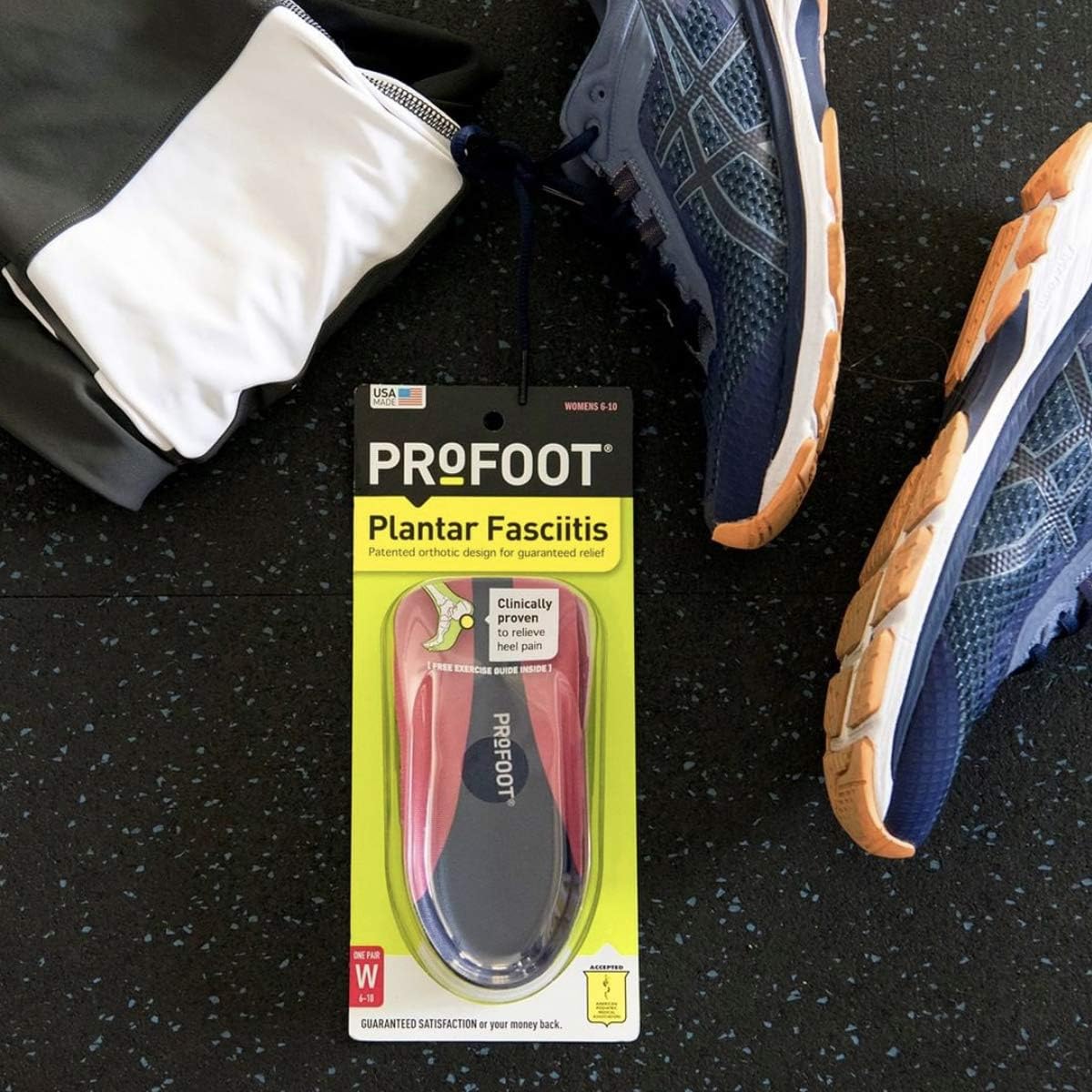 ProFoot Orthotic Insoles For Plantar Fasciitis & Heel Pain, Women's 6-10, 1 Pair: Health & Personal Care