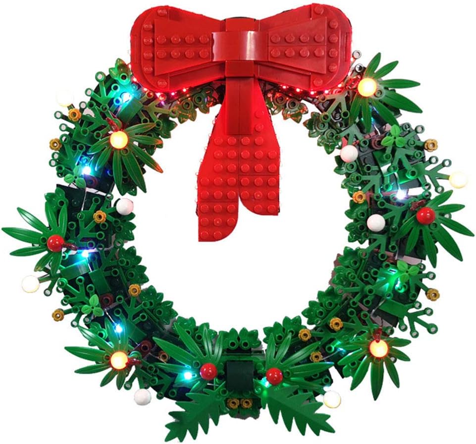 12che USB Powered LED Lighting Kit for LEGO Christmas Wreath 40426