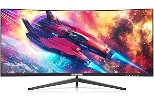Sceptre New Curved 30-inch Gaming Monitor 200+Hz FreeSync Build-in Speakers 2560 x 1080p HDMI x2 DP x2 Machine Black 2026 (C305B-200UN Series)