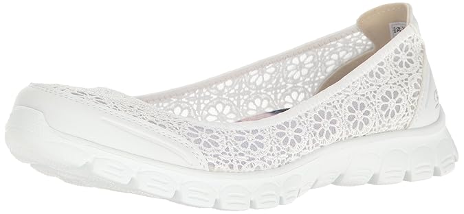 skechers ez flex white