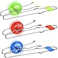Cemirk Retro Kids Light Up Gyro Wheel Set - Includes 3 10-Inch Track Twisters, Spinning and Light Combo, to Capture Kid's Attention, Ideal for Easter, Birthdays, Christmas, and More