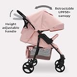 My Babiie MB30 Pushchair Pink Leopard - From Birth to 22kg, Compact Fold view 6