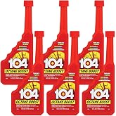104+ Performance Octane Boost, 16 oz, 6-Pack | Treats 18 gallons. Boosts octane, cleans injectors, and helps improve engine performance.