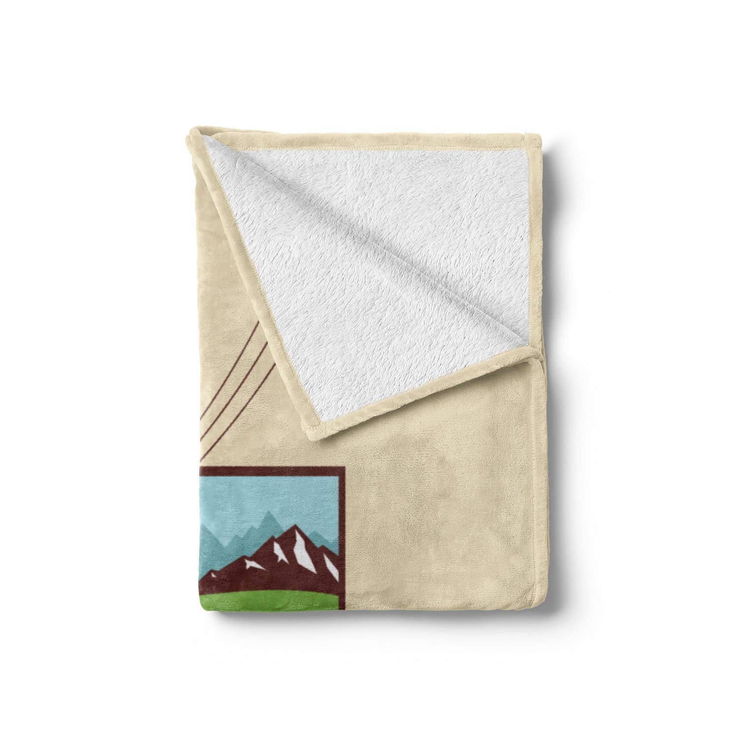 Ambesonne Golf Soft Flannel Fleece Throw