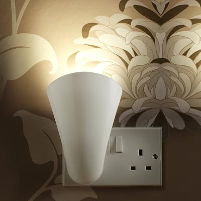 Auraglow GU10 Spotlight Uplighter Wall Light with Warm White LED Bulb