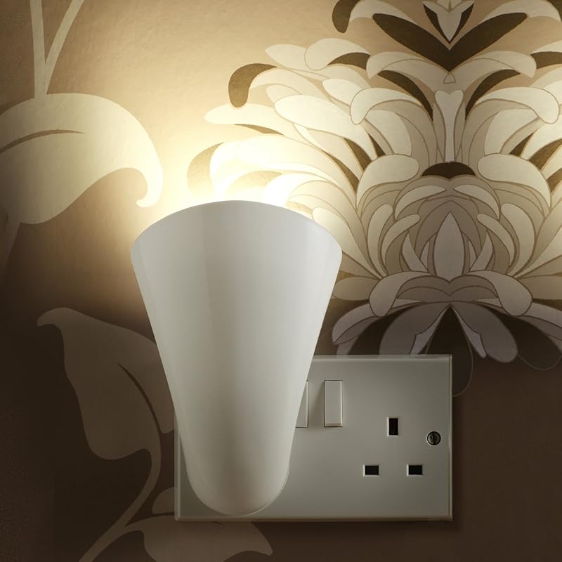 Auraglow GU10 Spotlight Uplighter Wall Light with Warm White LED Bulb