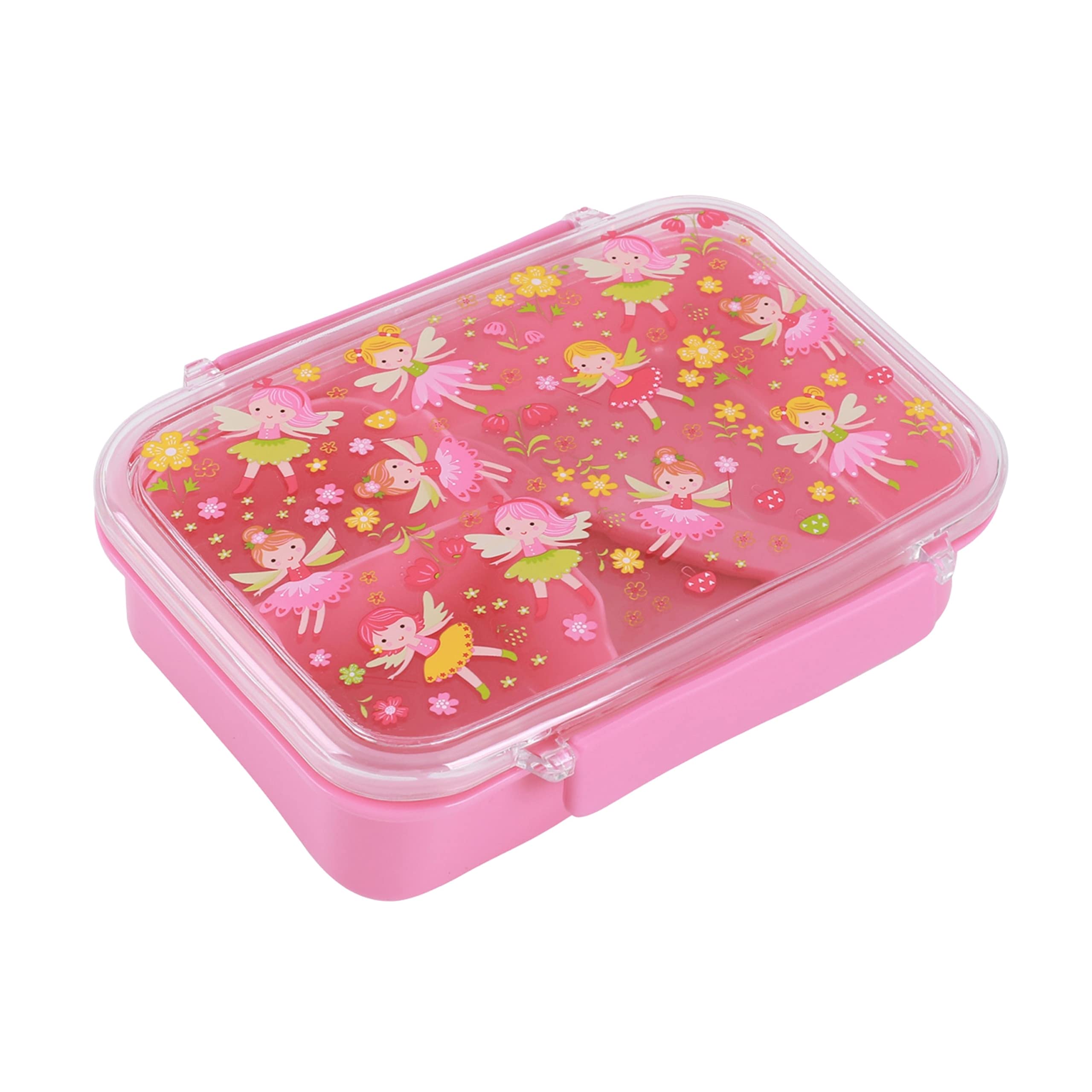 IDRINK® - Lunch box with divider, fork and spoon 18.5 x 13.5 x 6 cm (FAIRY)
