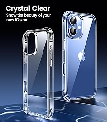Mkeke Compatible with iPhone 17 Case Clear