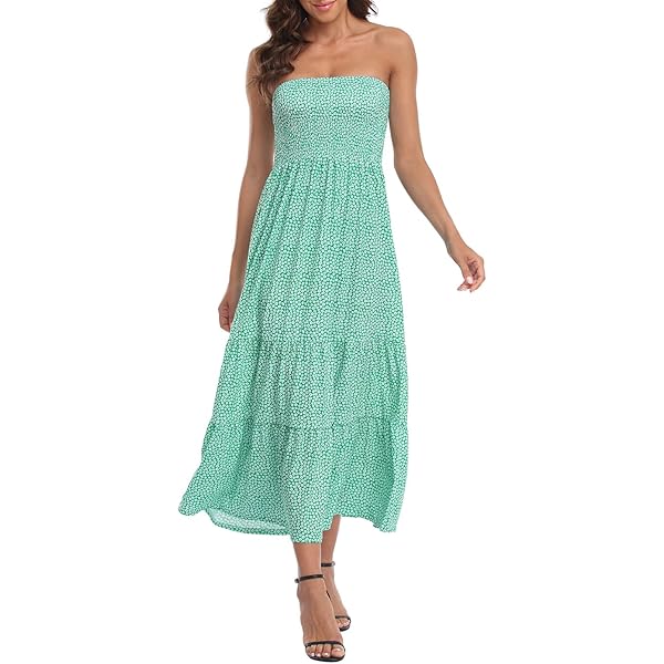 endless rose Women's Strapless Ruffled Maxi Dress, Orange, XS at Amazon Women's Clothing store endless rose Women's Strapless Ruffled Maxi Dress, Orange, XS at Amazon Women's Clothing store