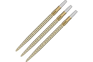 TARGET Darts Swiss Point Dart Points, RVE (3 Pack Set of Tips) 26MM/30MM/35MM/40MM – Gold/Silver/Black | Change Dart Points, Swiss Storm Points, Professional Darts Accessories