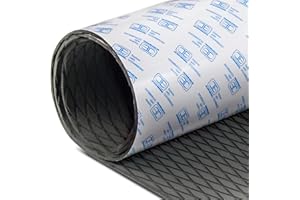 OCEANBROAD Self-Adhesive 96''x16''/23''/38''/47'' Camouflage Boat Flooring Non-Slip Marine Grip Pad EVA Foam Sheet for Jon Boat Surfboard SUP Board Kayak, Camo Black/Blue/Green/Brown/Yellow/Gray