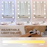 Hansong Vanity Mirror with Lights 12 LED Bulbs 3 Color Modes 10X Magnification view 3