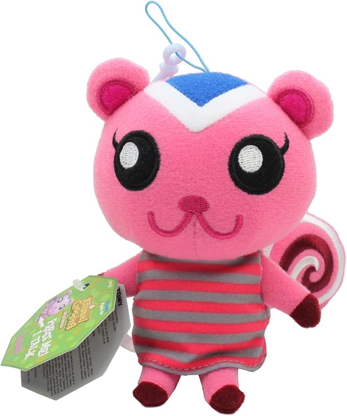 Tomy Animal Crossing Wild World Plush 5.5" Peanut (Not Talking