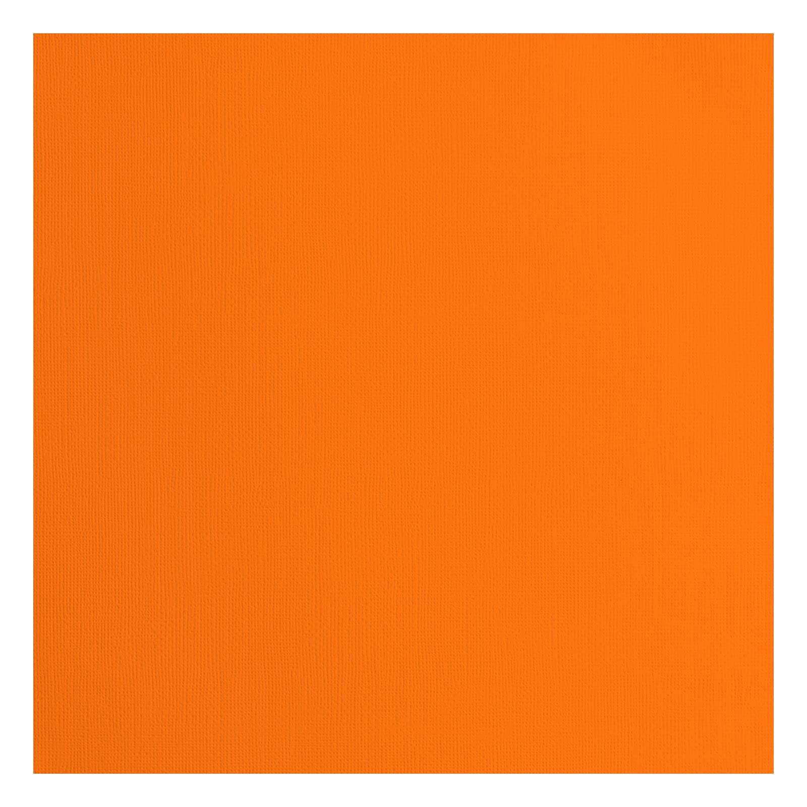 Florence Cardstock Textured - Coloured Card Making Supplies 12 x 12 inch - Orange - 20 Sheets - Coloured Paper for Scrapbooking, Card Making, Die Cutting and Paper Crafts - 216 GSM - Melon