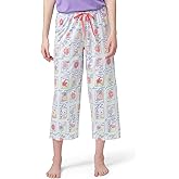HUE Womens Spring Pajama Separates Soft Whimsical Print Pjs with Flowers, Animals, Garden Themed Pjs, Cocktails