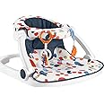 Fisher-Price Portable Baby Chair, Darling Dots Sit-Me-Up Floor Seat with BPA-Free Teether & Clacker Newborn Developmental Toys