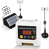 Luubom Automatic Water Level Controller System for Tank, Well &amp; Cistern | Display water level, Auto Water Filling, Control distance up to 1.8 miles, Solar-Powered Water Level Sensor