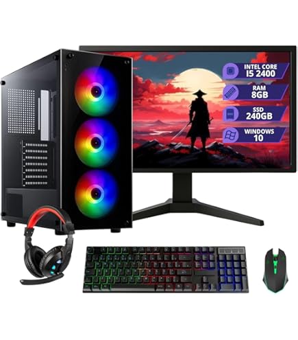 MRPC Computador Gamer Completo com Intel Core i7 3770, 16GB RAM