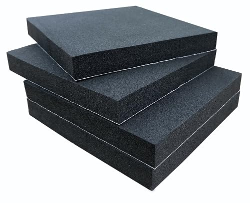 4 Pcs Foam Padding Sheet with Adhesive, Neoprene Rubber Adhesive Pads ...