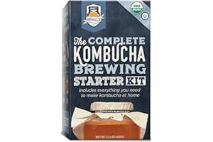 The Complete Kombucha Brewing Starter Kit | Fermentaholics USDA Certified Organic Kit (The Complete Kombucha Brewing Starter Kit)