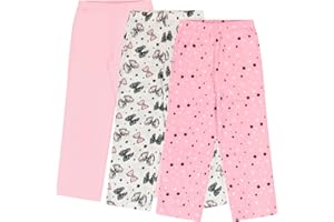 MAD DOG CONCEPTS Mad Dog Girl's Pajama Pants - 2/3 Pack, Soft Micro Fleece Fashion Sleepwear Lounge. Sizes: 6-16