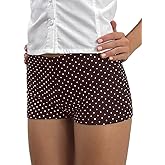 DSORVICD Women Polka Dot Shorts Low Rise Elastic Waist Micro Shorts Cute Y2k Lounge Bottoms Going Out Mini Shorts