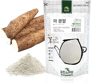 [Medicinal Korean Herbal Powder] 100% Natural Wild Yam Powder (Dioscorea polystachya/Shanyao/마 분말) (4 oz)
