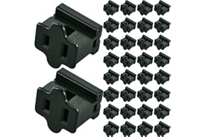 FRIENDA 30 Pieces SPT-1 Christmas Light Slip Plug Female Vampire Slip Plug Inline Zip Holiday Adapter for Lights Design (Green)