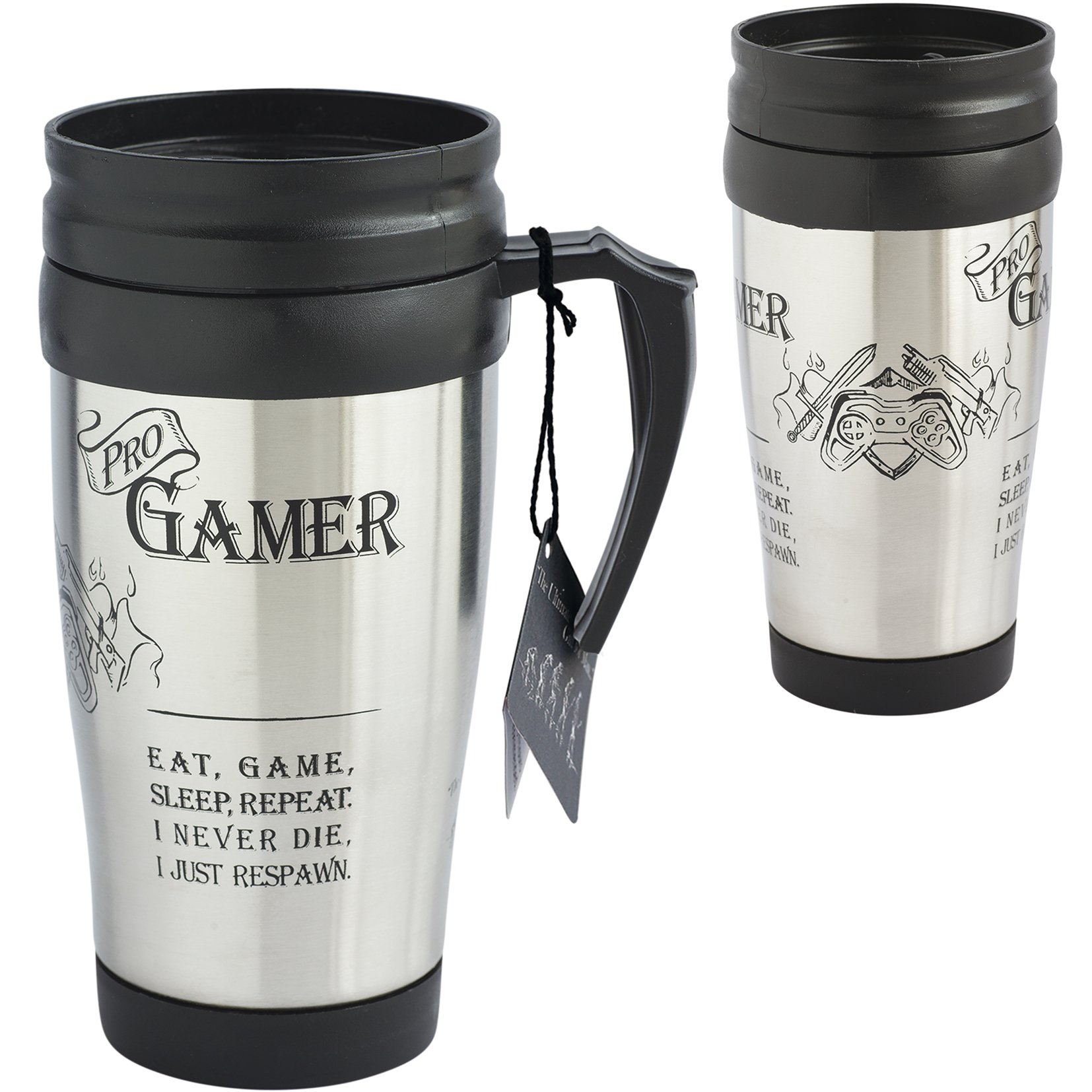 Arora Ultimate Gift for Man Gamer Travel Mug 8860, Ceramic, Black