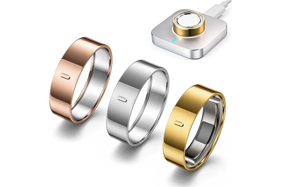 sylacor 3 Pack Ring Cover Compatible with Oura Ring 5, 0.5mm Ultra-Thin | Oura Ring 5 Protector Case, Scratch Resistant TPU Smart Ring Cover Accessories for Women Men