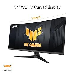 ASUS TUF Gaming 34” Ultra-Wide Curved Monitor
