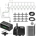 VIVOSUN Automatic Drip Irrigation Kit, Smart Watering System with 16 Drip Emitters, 4mm Fast Flow, App-Controlled A10 GrowHub