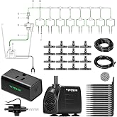 VIVOSUN Automatic Drip Irrigation Kit, Smart Watering System | 16 Drip Emitters, 4mm Fast Flow, App-Controlled A10 GrowHub, Quiet 15W Pump, Anti-Siphon &amp; Filtered for Indoor Plants