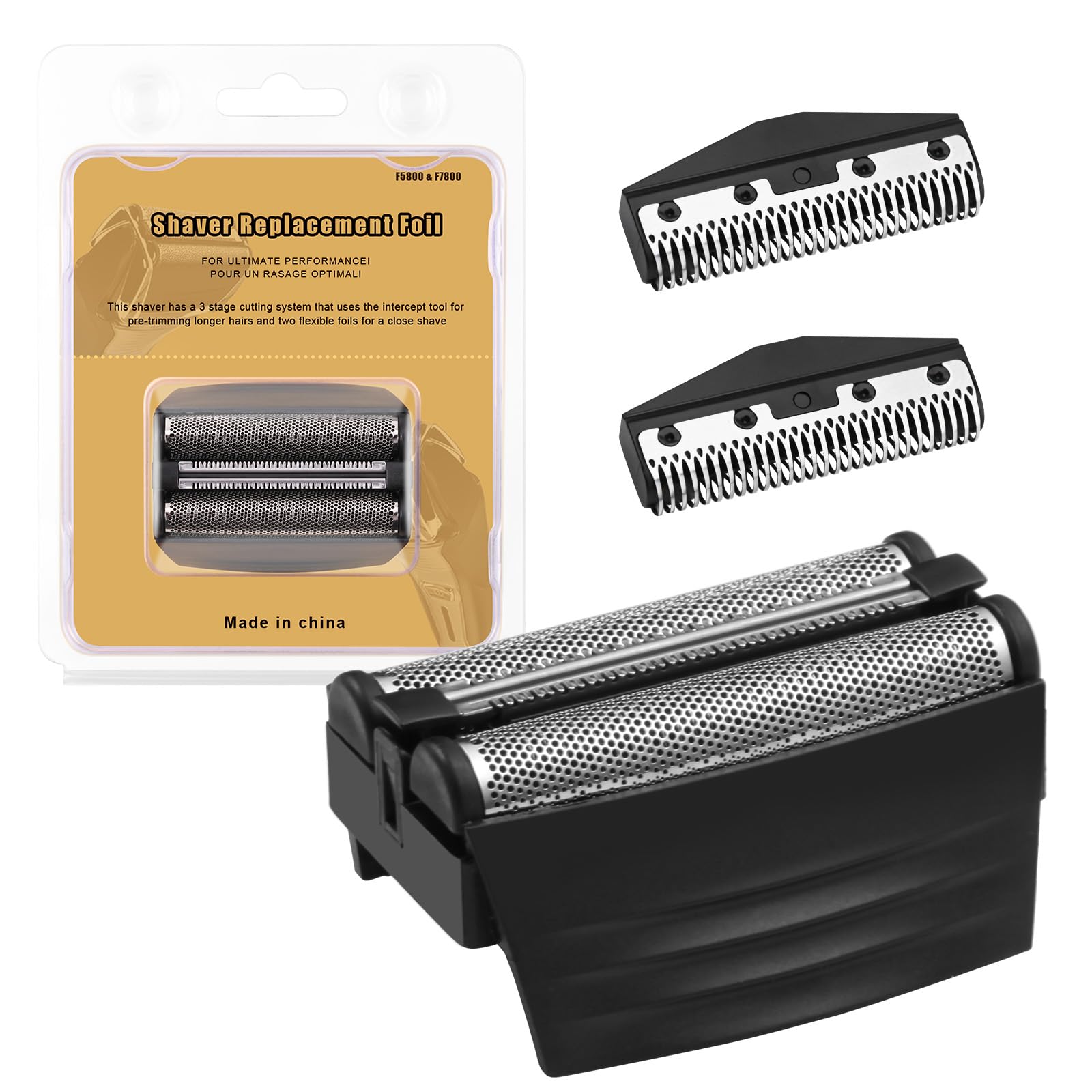 Photo 1 of Shaver Replacement Foil Compatible with Remington TITANIUM-X Flex & Pivot Foil and Cutter F5800 & F7800,Shaver heads Fit for Remington F4900,F5800,F7800 (1 Pack)