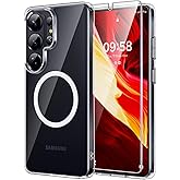 TAURI Magnetic for Samsung Galaxy S26 Ultra Case, [Not Yellowing] with Tempered Glass Screen Protector [Compatible with MagSa