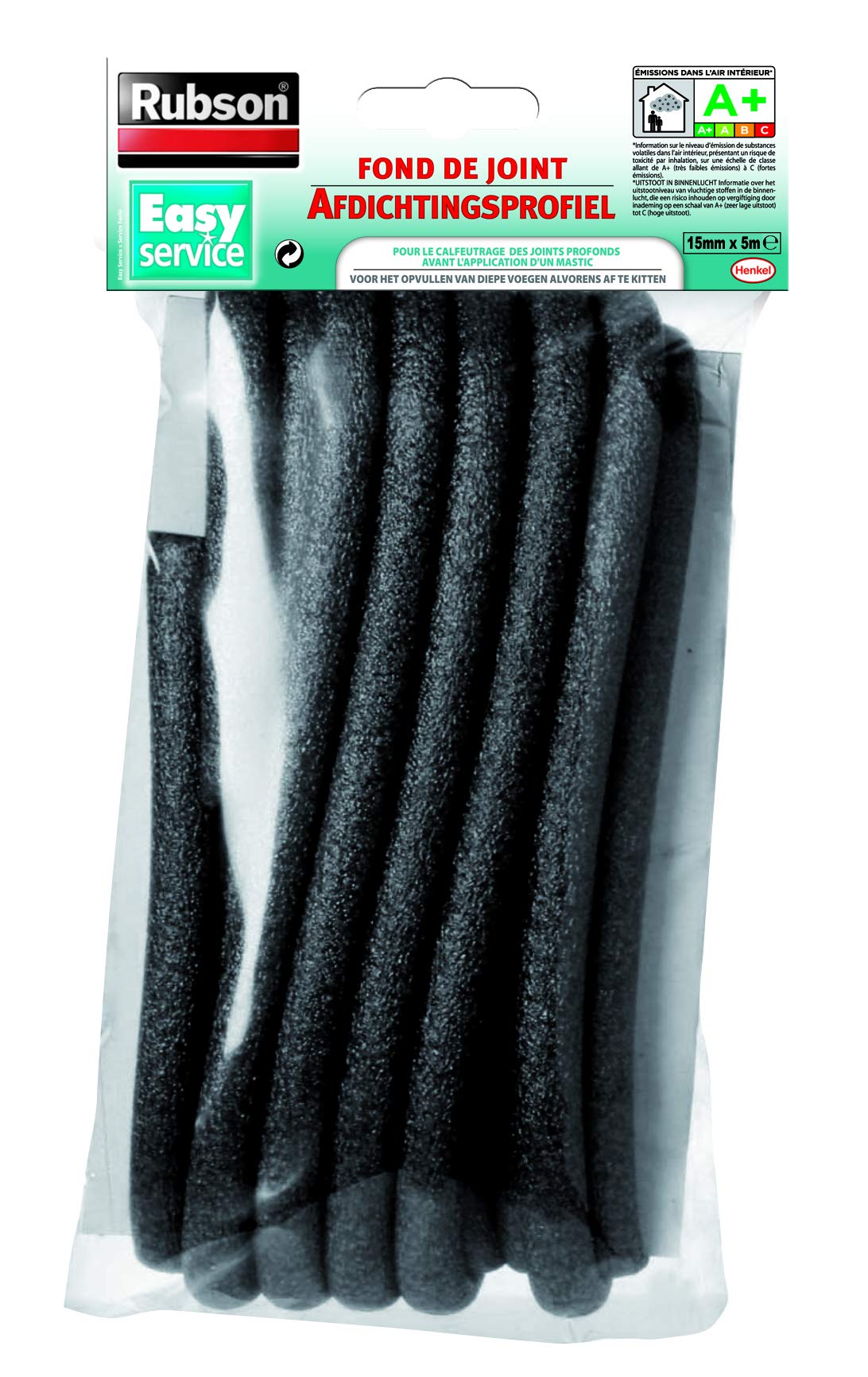 Easy Service Polyethylene Foam Grout Liner for Expansion and Connection Joints, 5 m x 15 mm