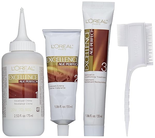L’OREAL PARIS AGE PERFECT PERMANENT HAIR COLOR, 7G DARK NATURAL GOLDEN BLONDE, 1 KIT