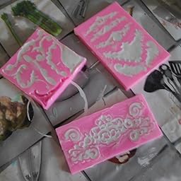 Molde para decoración de Cupcakes, diseño Barroco de Alivio ...