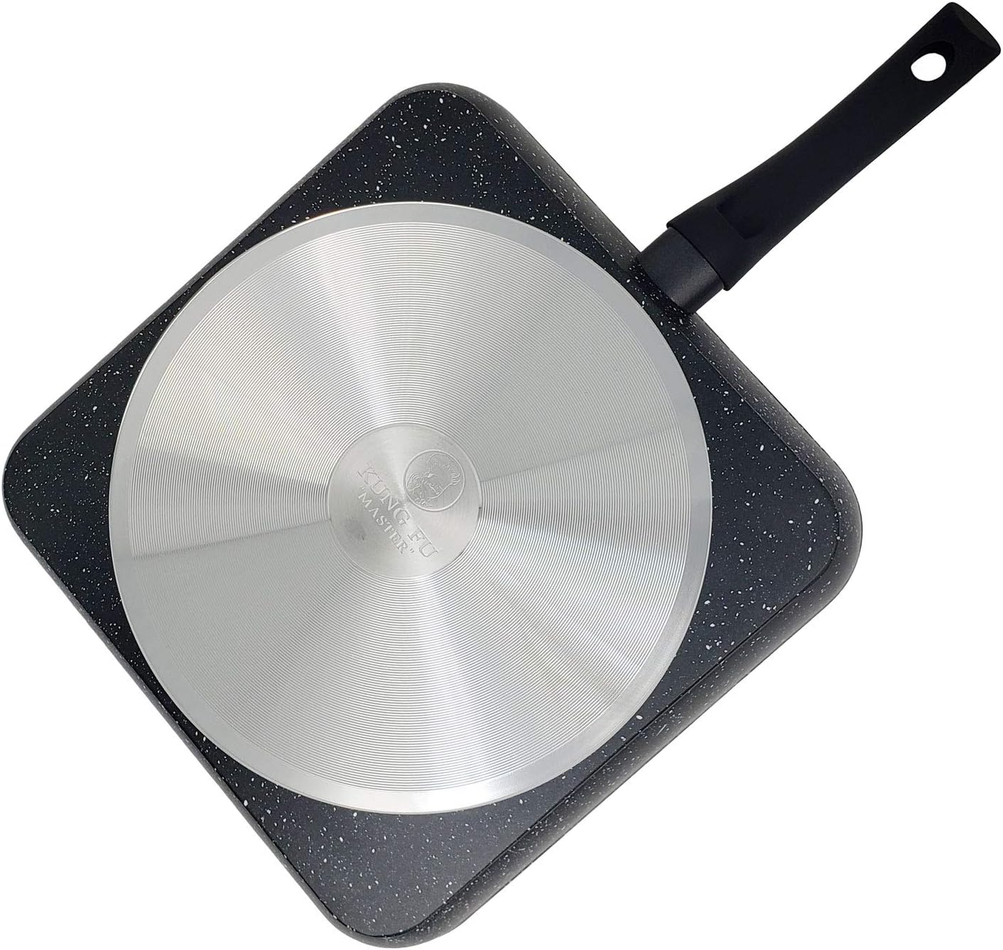 PFOA Free Blue 11 Aluminum Square Marble Granite Nonstick