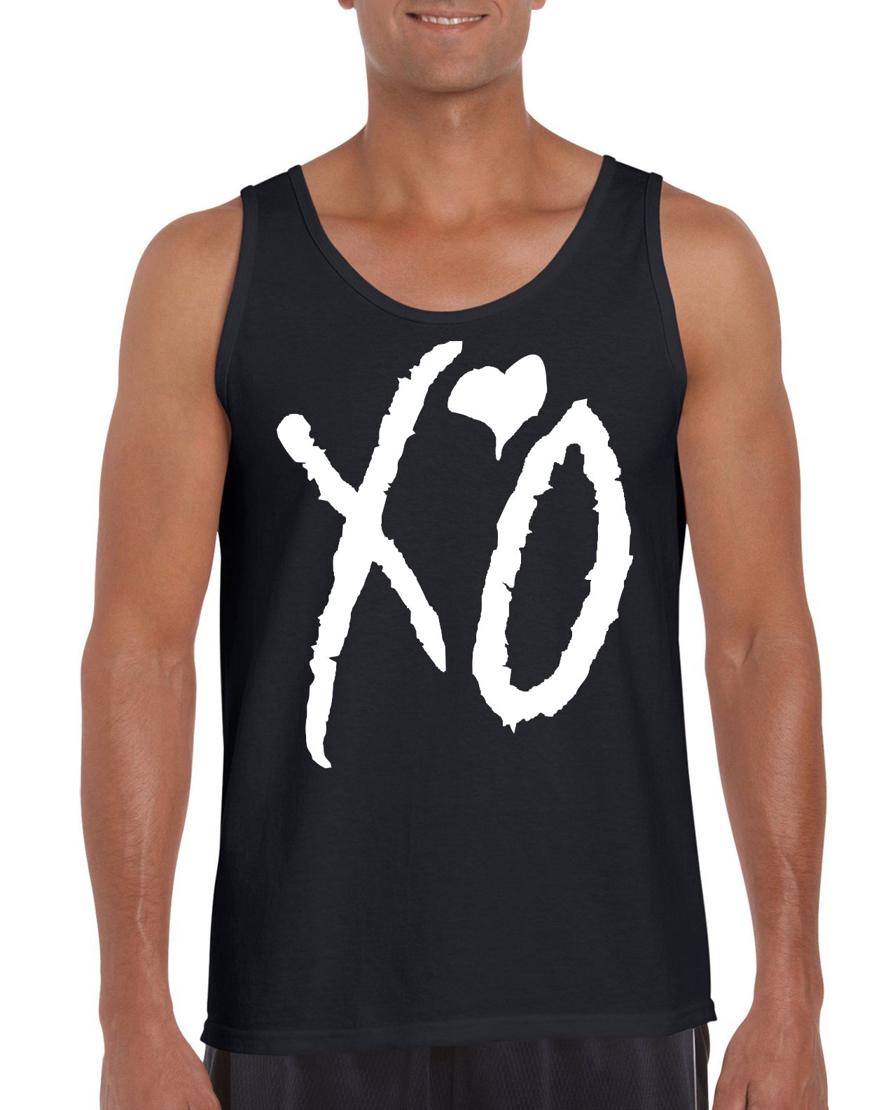 TRVPPY Men's Tank-Top Sleveless Vest Shirt Model XO The Weeknd in, Sz. S-XXL