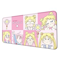 YBHNTZ Anime Mouse Pad,Extended Pink Cute Large