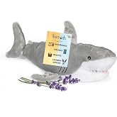 Warm Pals Samuel Shark, Microwavable Weighted Plush, Heated for Warmth | Cute, Soft, Cozy Toy for Adults, Children, Boys, and Girls